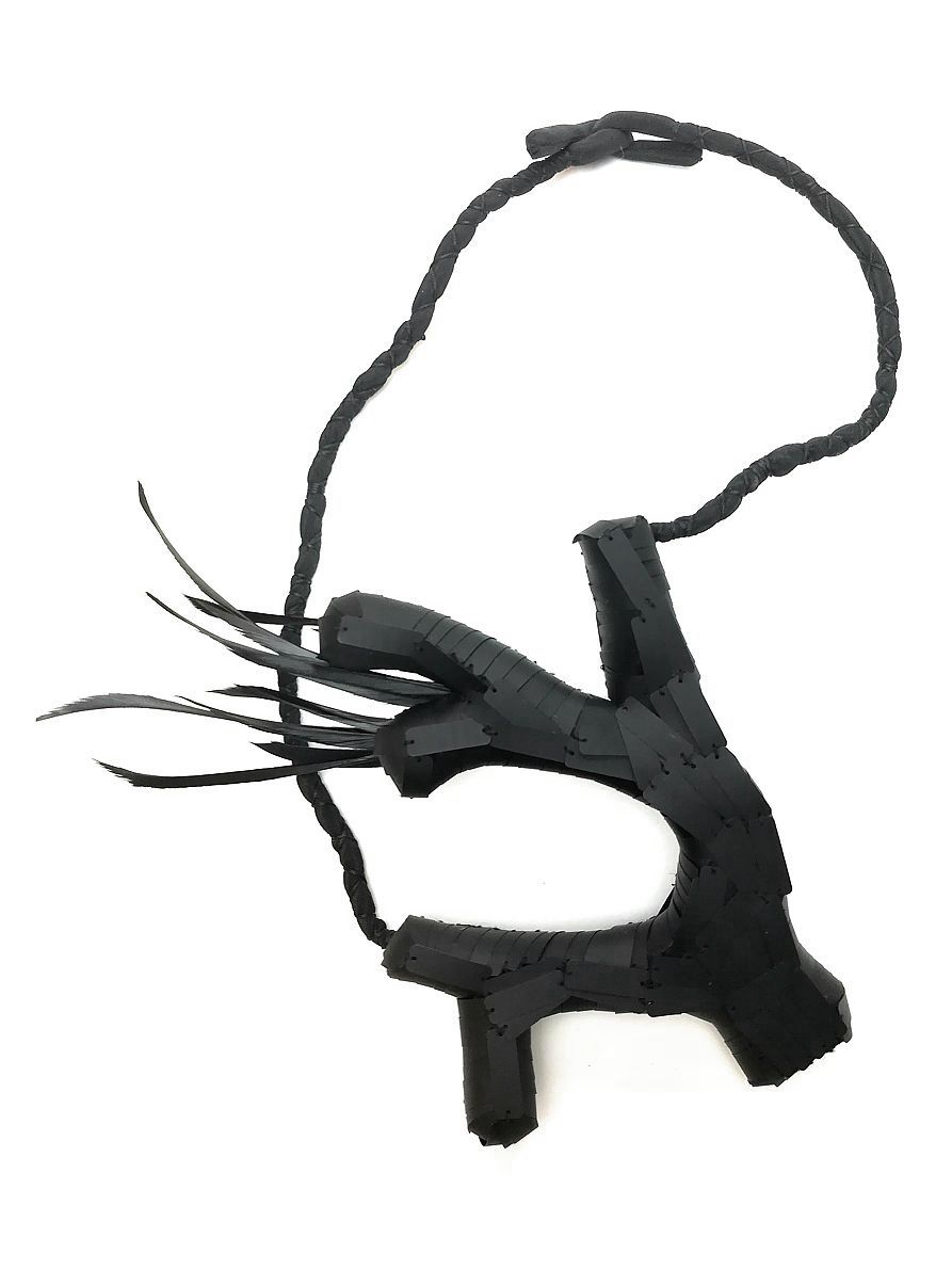 Necklace: Ramo Scheggiato Nero (Black Chipped Branch)
